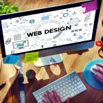 web design technology browsing programming concept